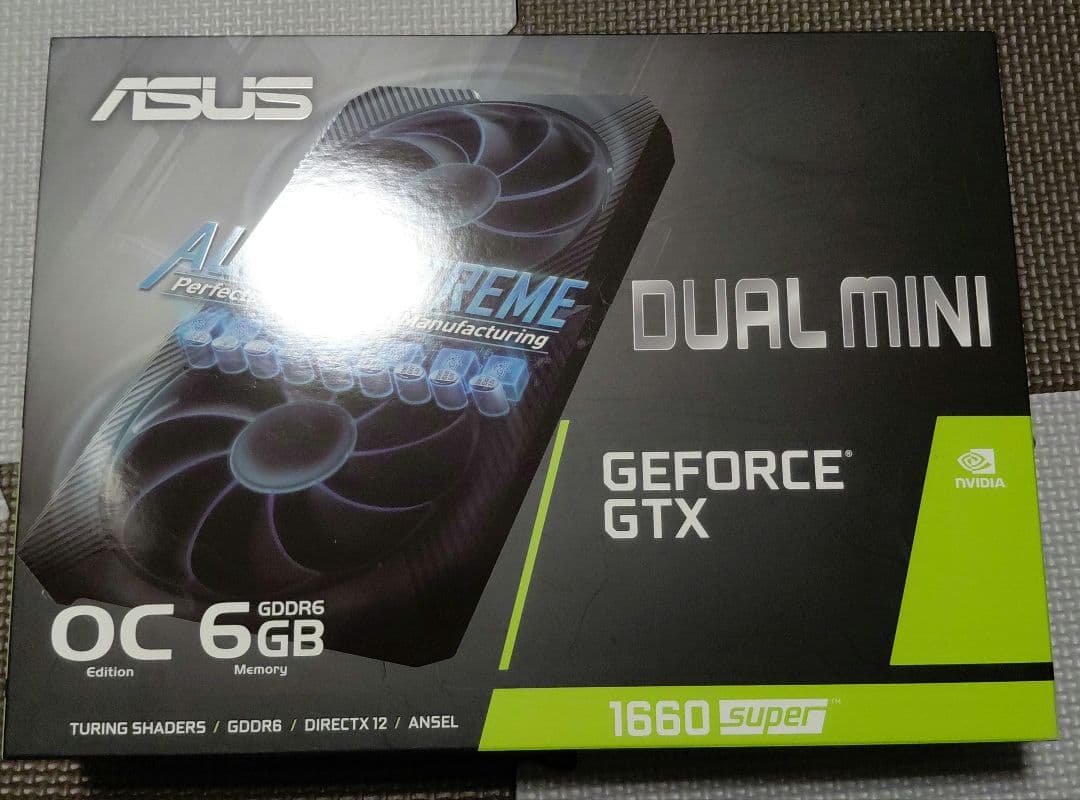 グラフィックボード・グラボ・ビデオカード ASUS GeForce GTX 1660 Super OC 6GB