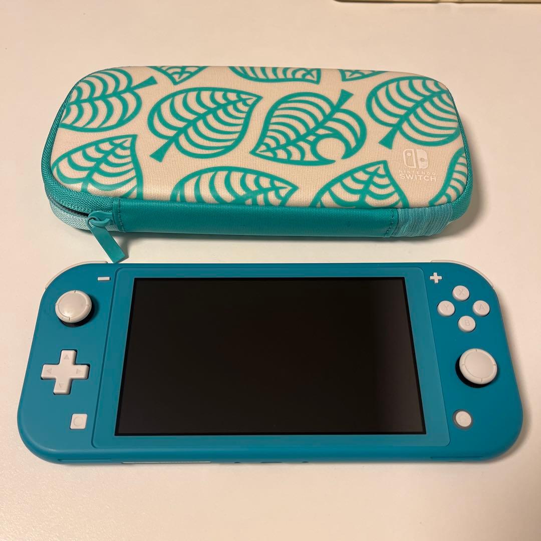 Nintendo Switch Lite ターコイズ 本体 + ケース　箱無し