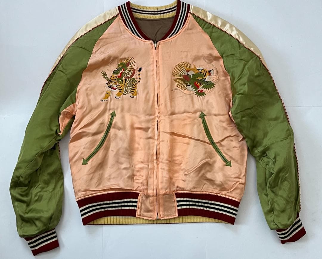 フェローズ 匠 リバーシブルスカジャン 源平合戦 川中島の戦い Lサイズ 日本製