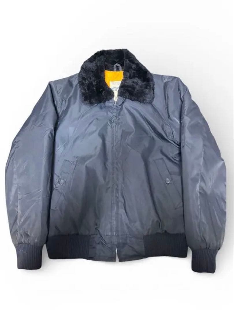 70s b-15 襟ファー　短丈ワークジャケット　希少