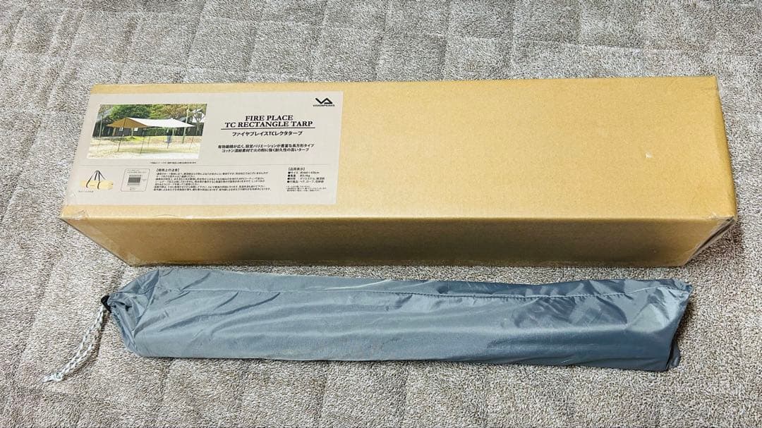 新品未使用　タープポール付き！ファイヤープレイスTCレクタタープ