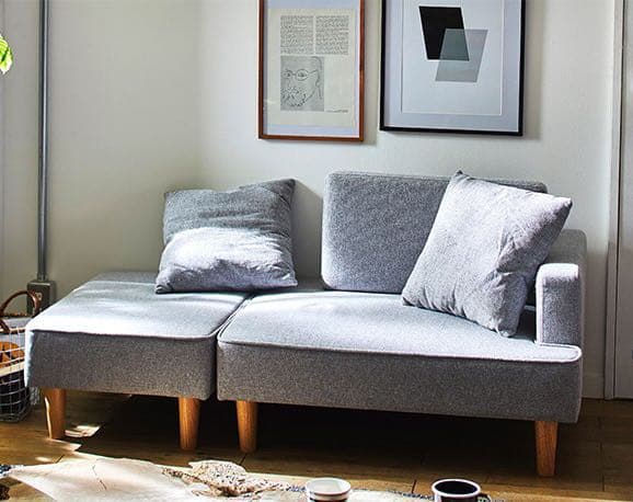 ソファ オットマン付き クッション付き 【新品】 オシャレ