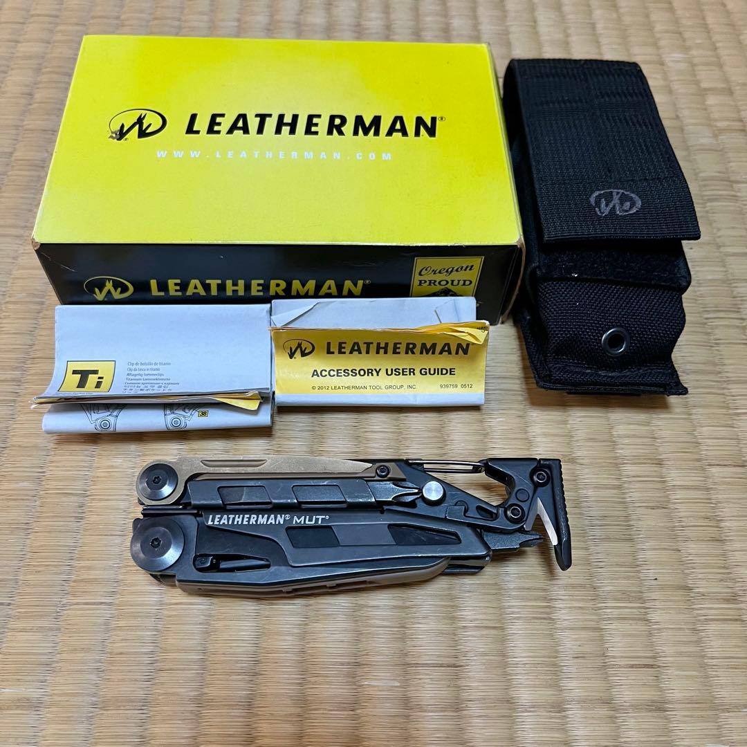 個人装備 LEATHERMAN MUT EOD BLACK