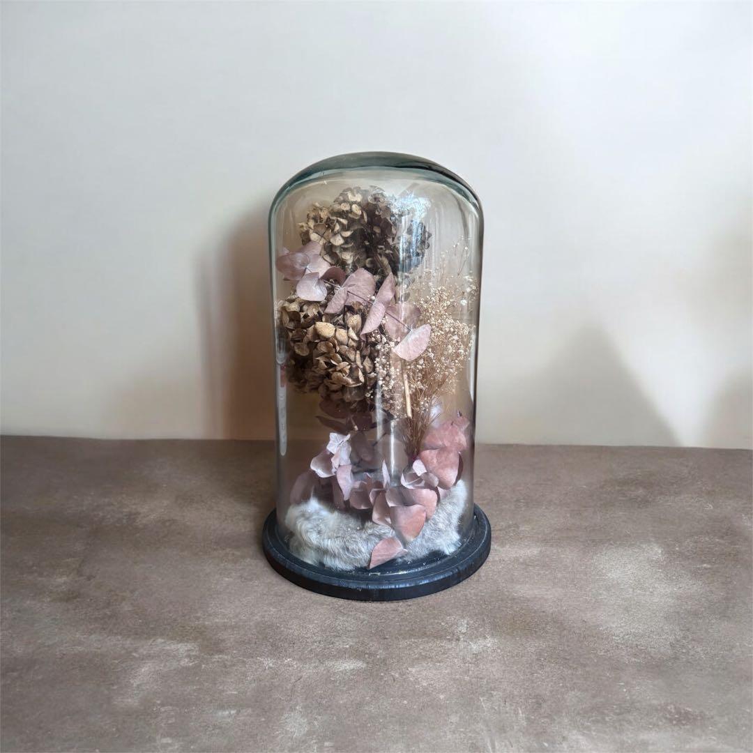 アンティーク グラスドーム ドライフラワー undercover オブジェ