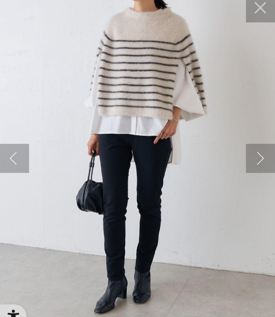 a*i様 １度のみのオークション✨ビアズリー　ファーニット ポンチョ BEARD