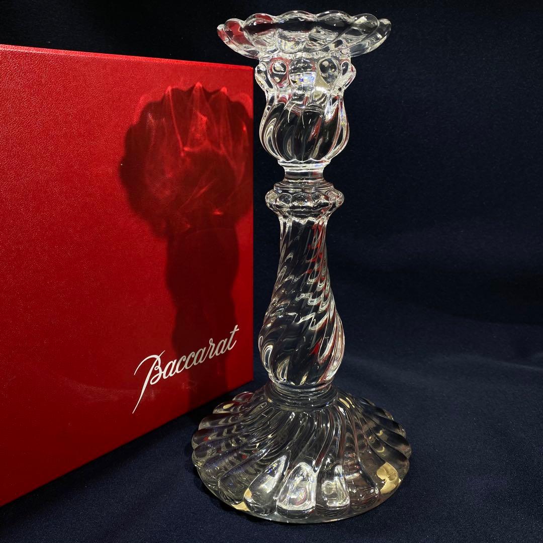Baccarat バカラ バンブートゥース キャンドルスタンド オールドバカラ