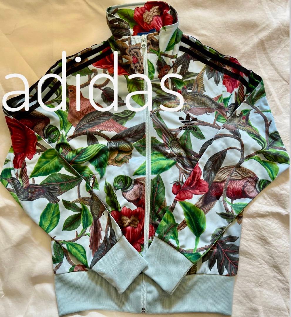 【adidas】激レア ファームカンパニー 花柄 トラックジャケット ボタニカル