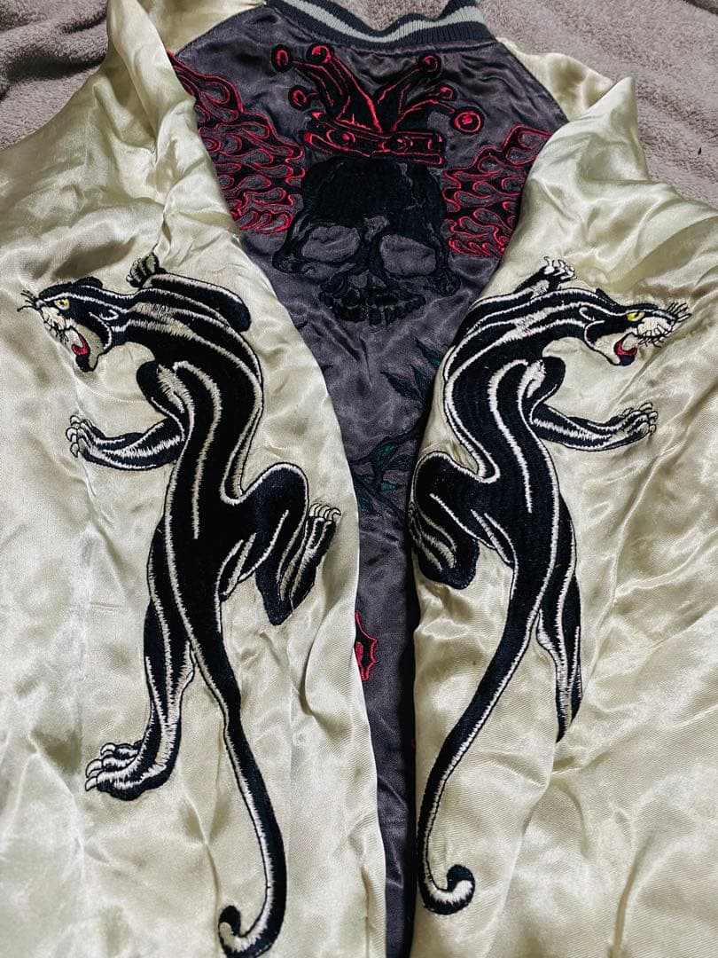 2面用 スカル Back Street Crawler 日本限定 スカジャン