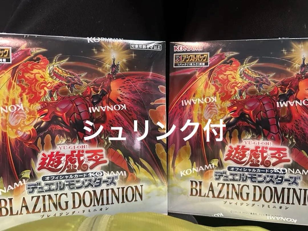 遊戯王OCG ブレイジングドミニオン 2box シュリアリ