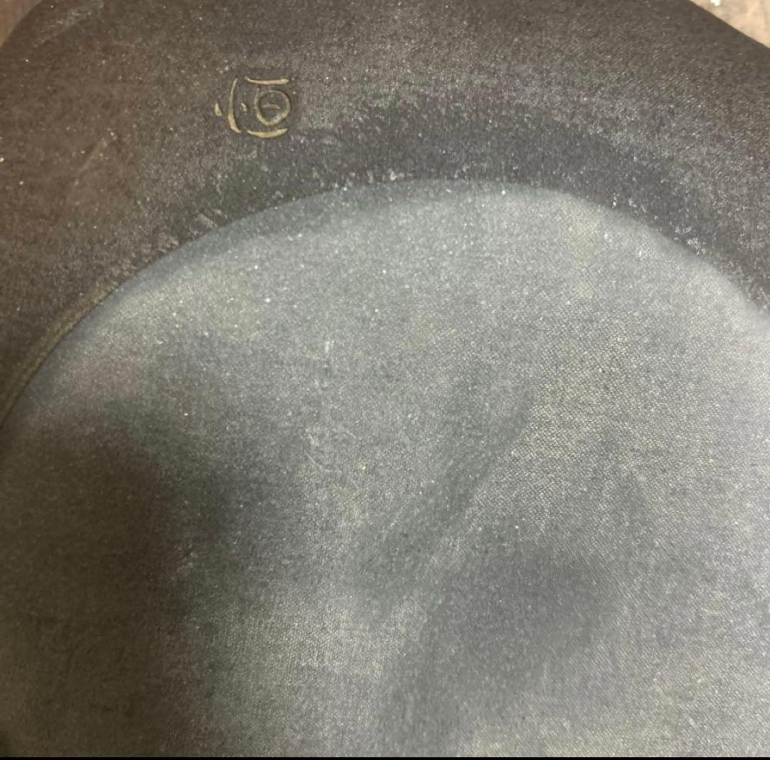 作家　陶芸作家　田中恒子　蓮の葉皿　黒土山帰来葉皿　２枚セット　TSUNE