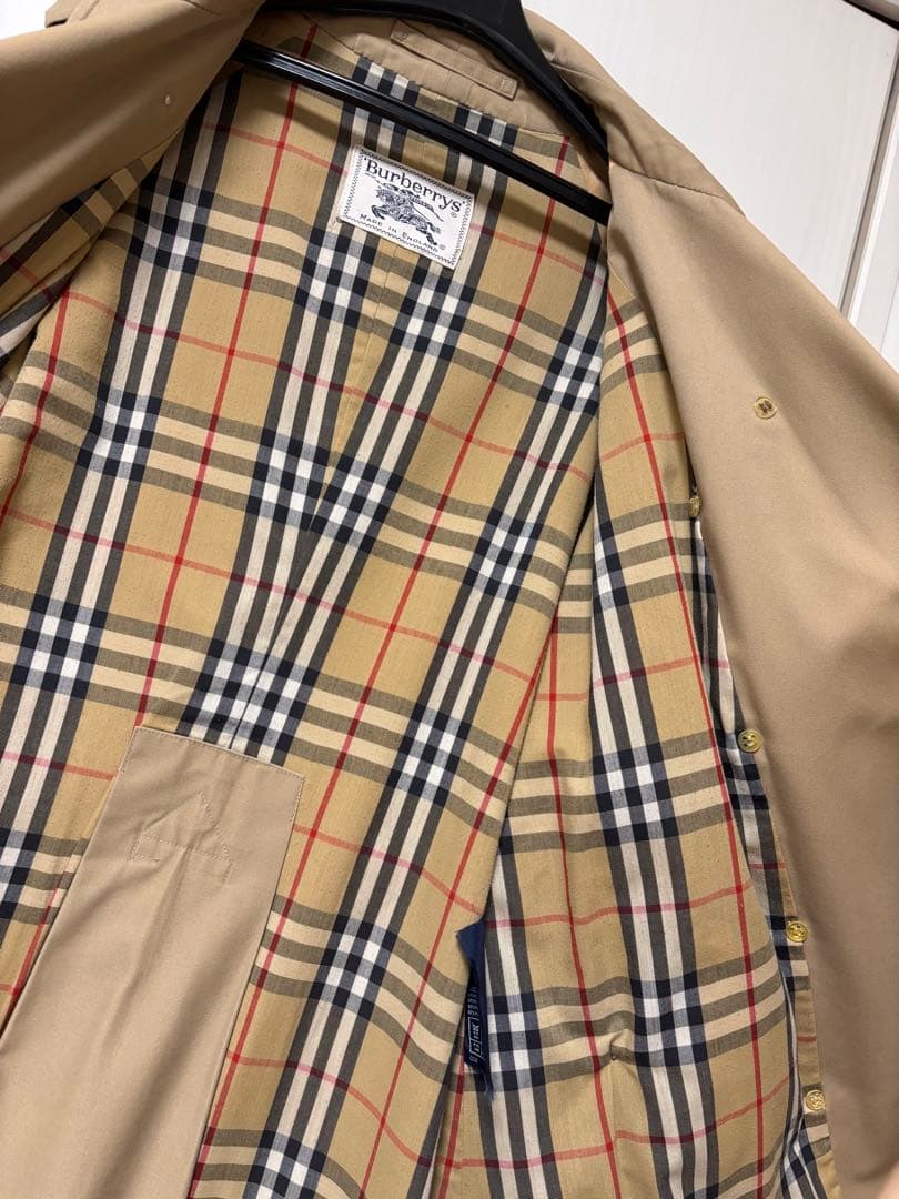 【美品】Burberry バーバリー　ロングトレンチコート