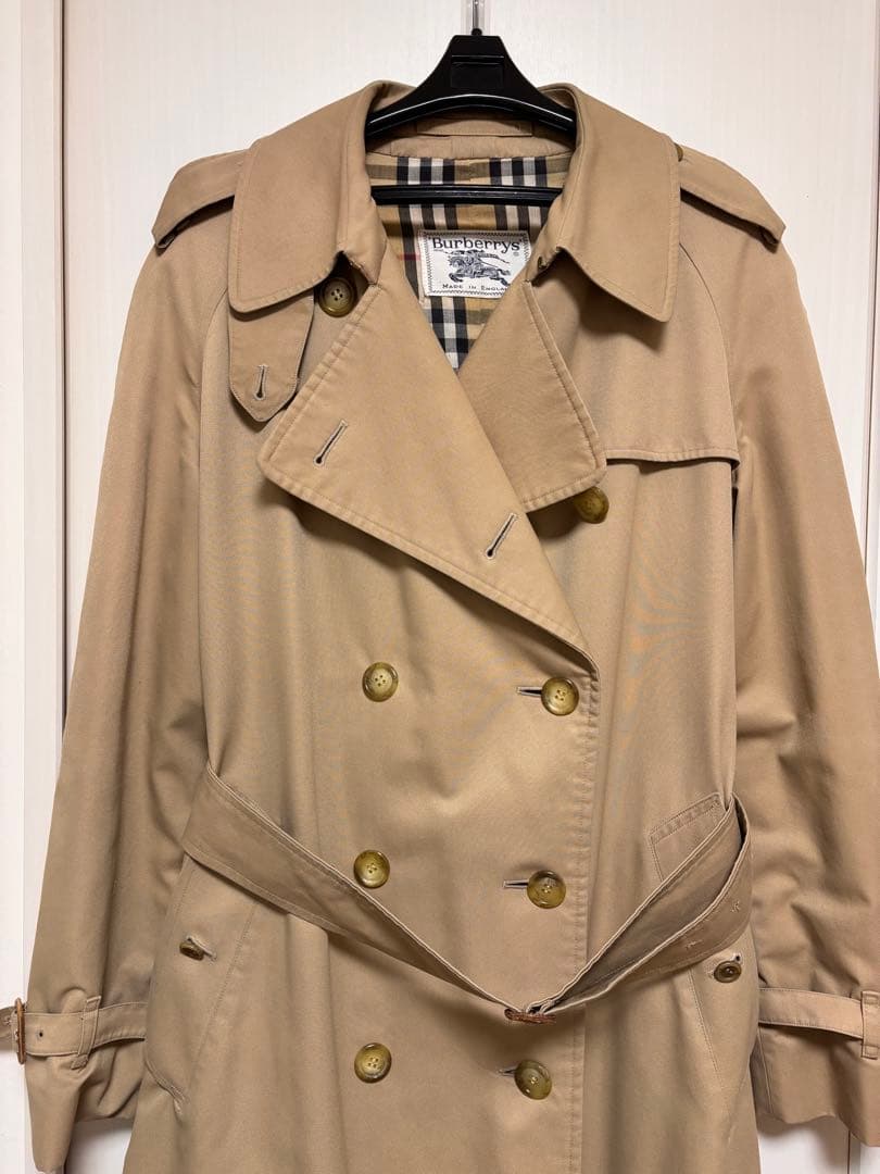 【美品】Burberry バーバリー　ロングトレンチコート