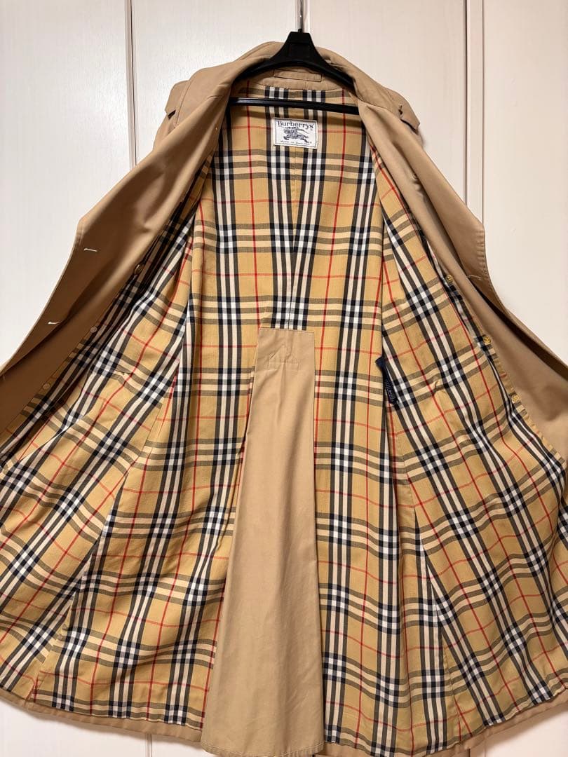 【美品】Burberry バーバリー　ロングトレンチコート