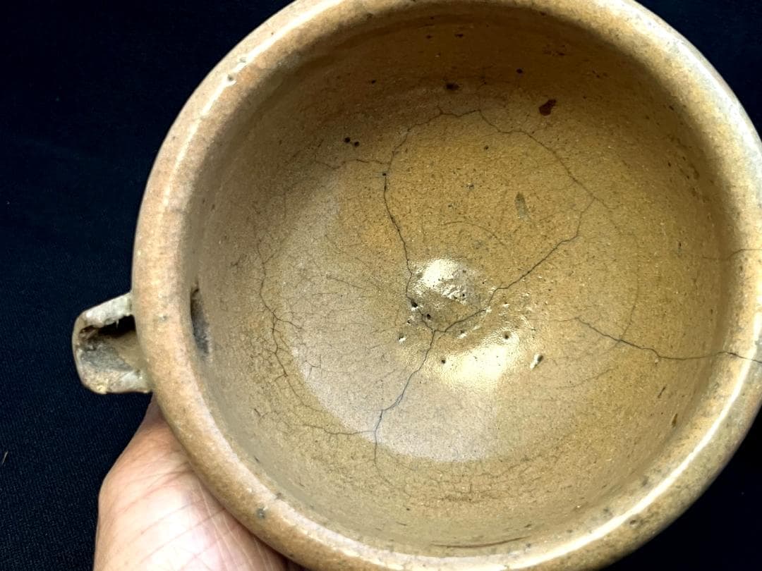 片口■古唐津片口鉢 江戸期 酒器 古美術 時代物 骨董品 コレクター所蔵品■