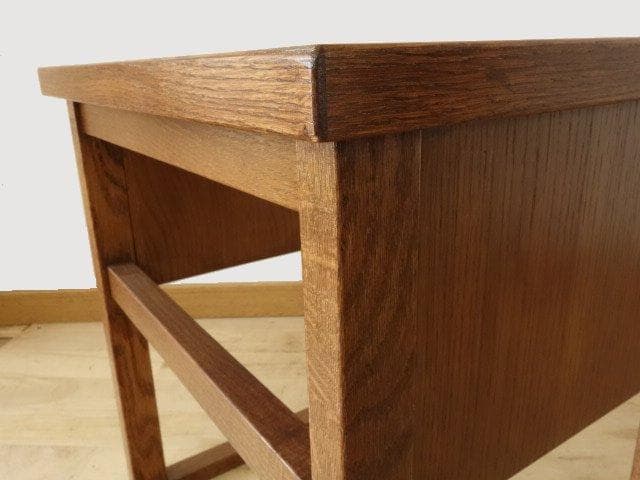 北海道手作り家具　ナラ（楢）材　マルチサイドテーブルUB　ミニデスク　Ｈ５２０
