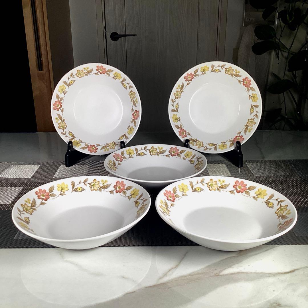 未使用　Noritake PROGRESSION カレー•スープ•パスタ皿　5枚