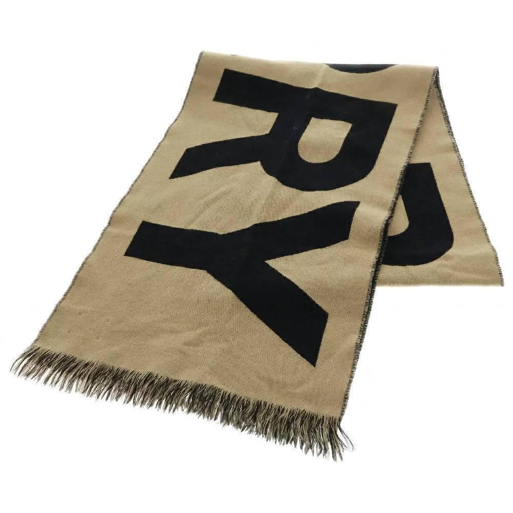 美品　BURBERRY　マフラー　ビックロゴ　ウール