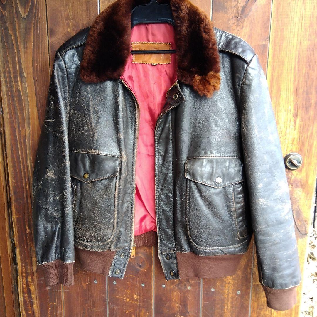 マ*ヤ様 ウイリアムバリー　フライトジャケットG-1　ビンテージ