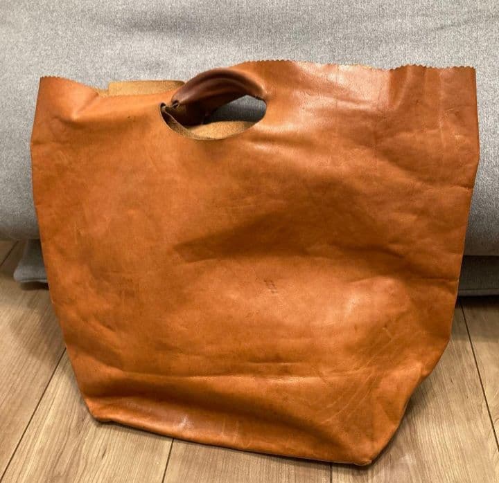 希少　ビームスプラス　栃木レザー　トートバッグ　ブラウン　beams plus