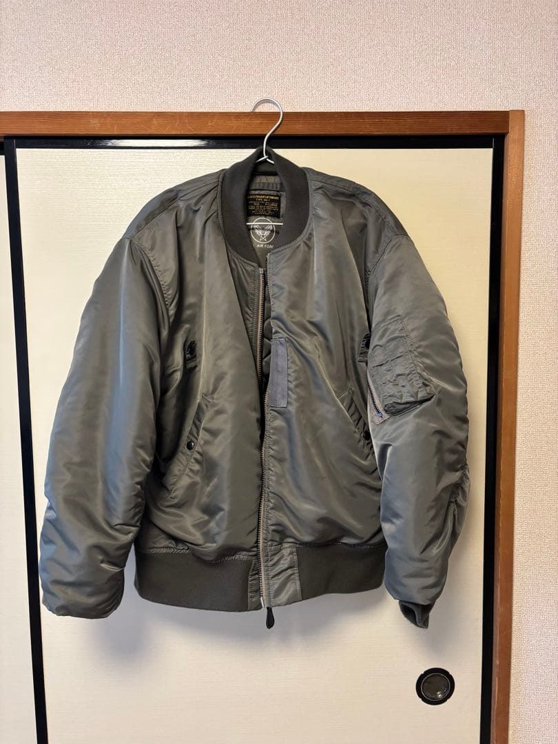 WAIPER.inc MA-1 MIL-J-8279 WP22セージグリーン美品