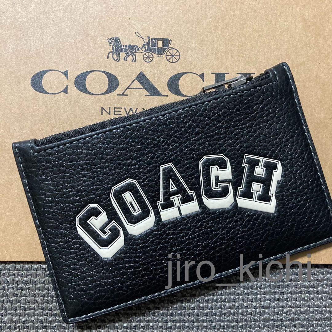 新品＊未使用 COACH コーチ ロゴ ヴァーシティ カードケース