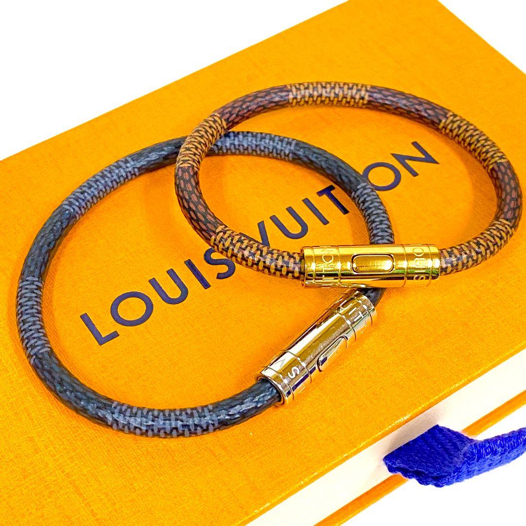 美品 2点セット LOUIS VUITTON ダミエ ブラスレ・キープ イット