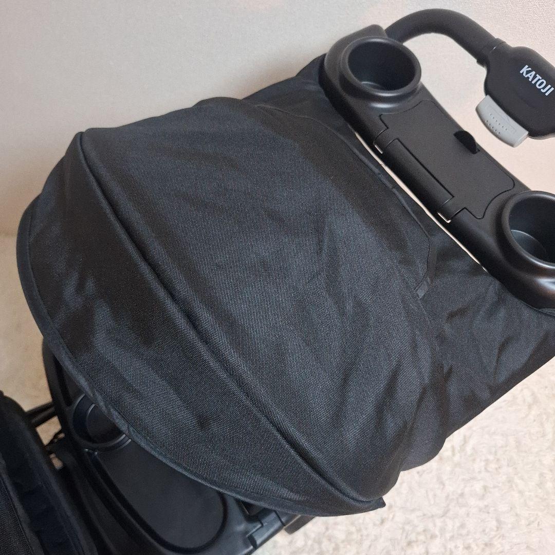 【極美品】KATOJI ふたりでゴー デラックス 二人乗り ベビーカー ブラック