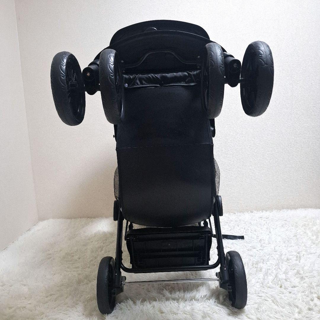 【極美品】KATOJI ふたりでゴー デラックス 二人乗り ベビーカー ブラック