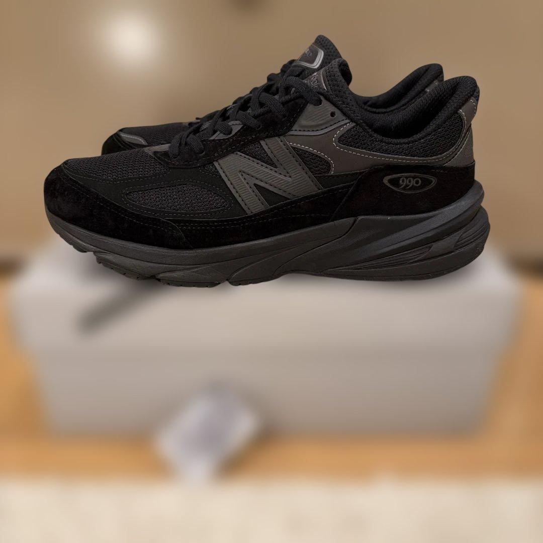靴 New Balance 990V6 Triple Black 29cm