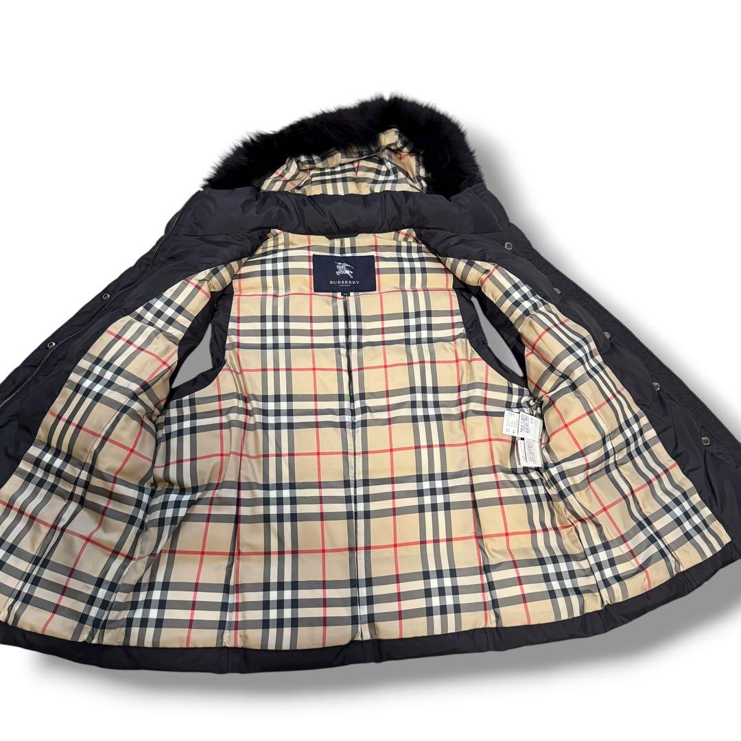 美品✨BURBERRY LONDON バーバリーロンドン　ダウンベスト ブラック