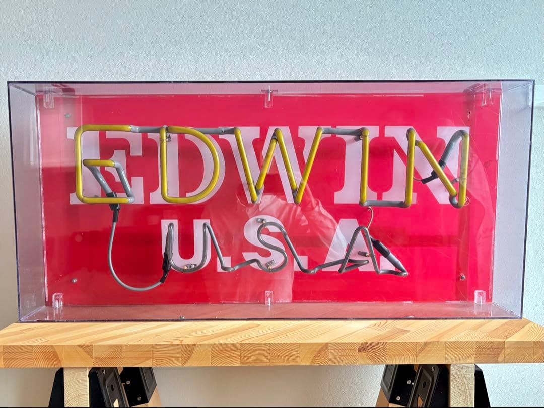 EDWIN U.S.A ネオンサイン 看板 電飾 ディスプレイ