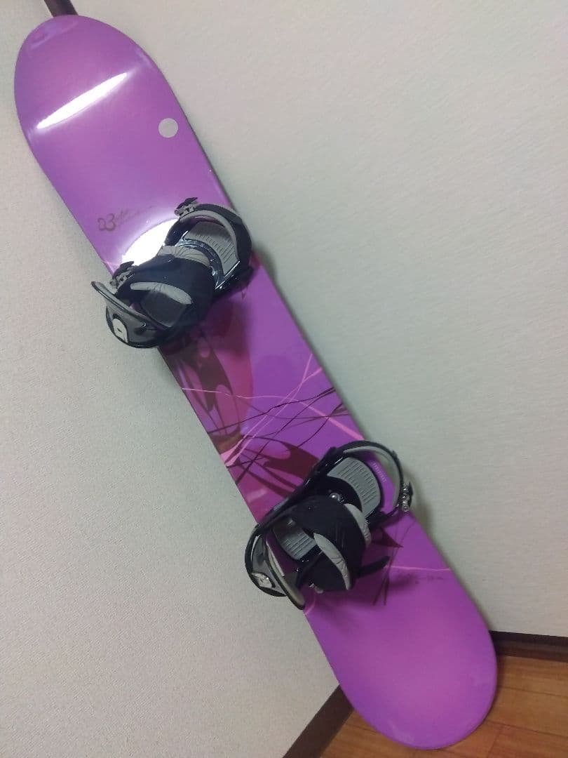 Burton バートン スノーボード 紫 緑 Freestyle ビンディング