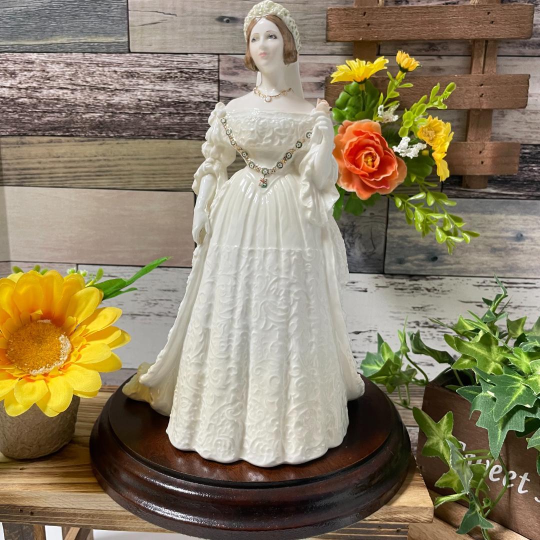 クイーン　ヴィクトリア　コールポート　フィギュリン　限定品　置物　陶磁器 #2