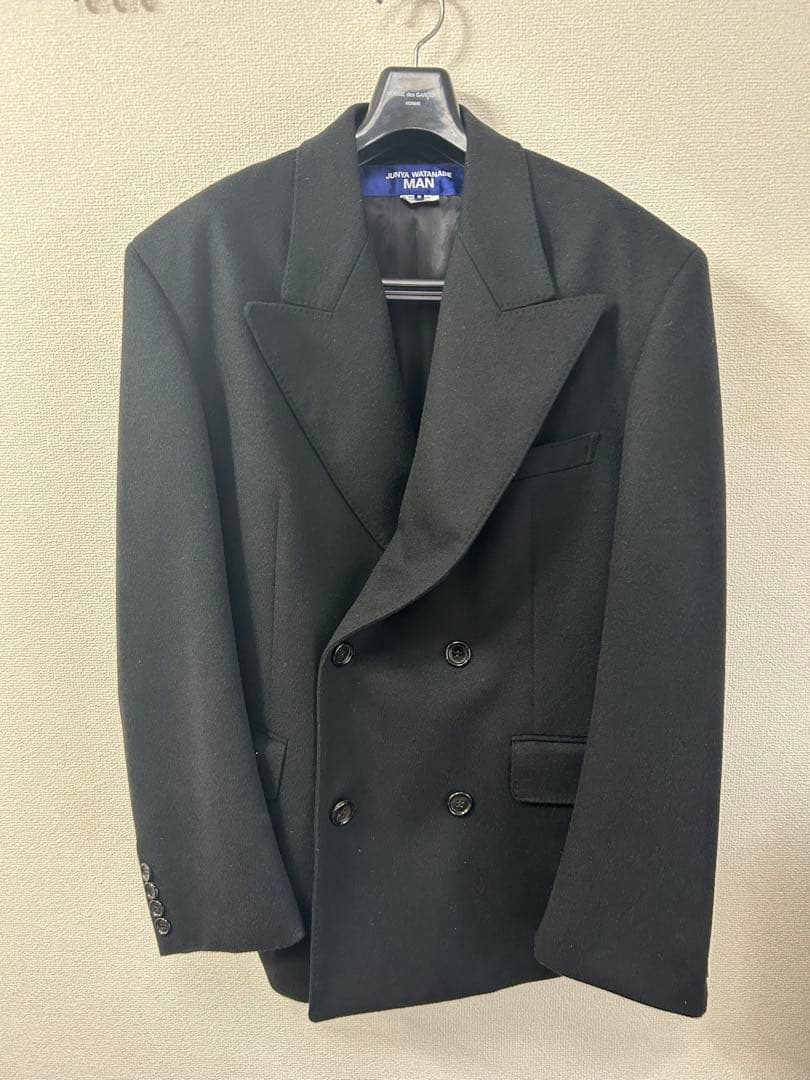 JUNYA WATANABE MAN ブラック チェスターコートS