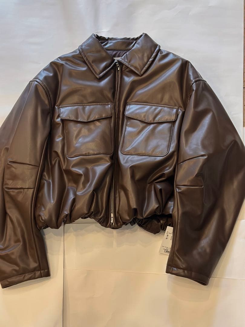 新品未使用　エトレトウキョウ　バルーンシルエットパディングブルゾン　ブラウンM