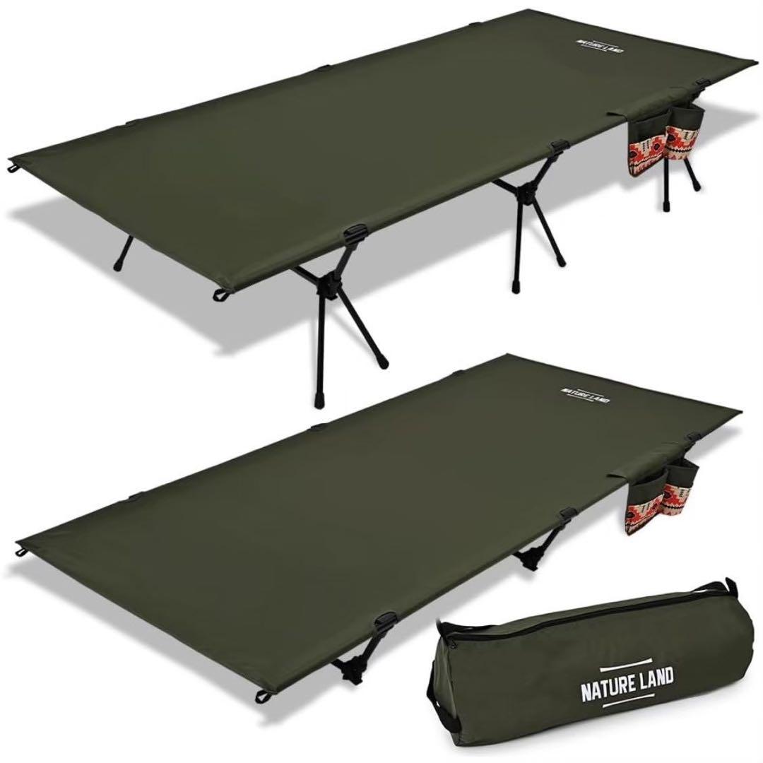 新品✨キャンプコット ワイド キャンプ 2WAY 軽量 折りたたみ式 ハイロー