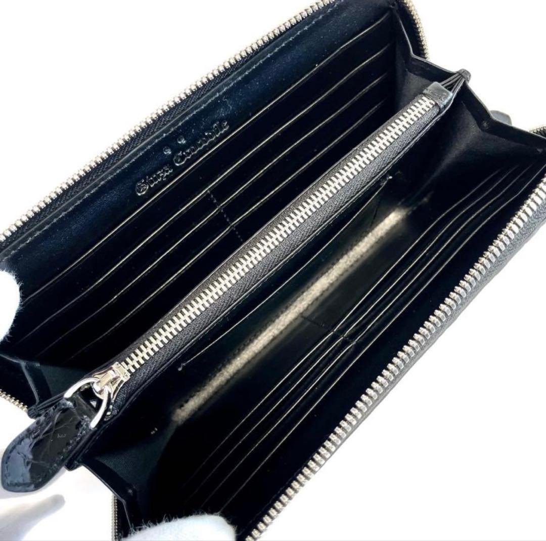 クロコダイル 長財布 547シャイニング メンズ ワニ革