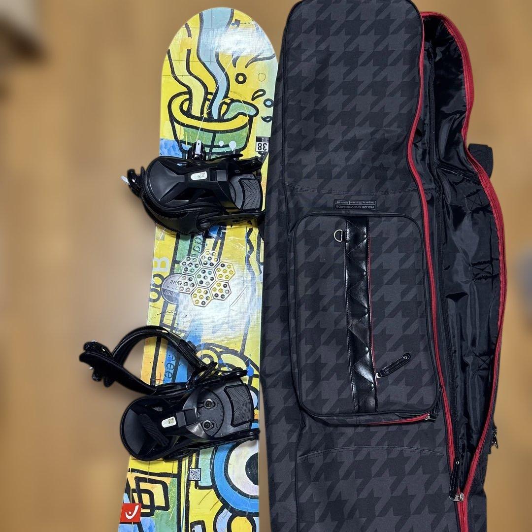 美品　head スノーボード　ビンディング　バック　ケース付き