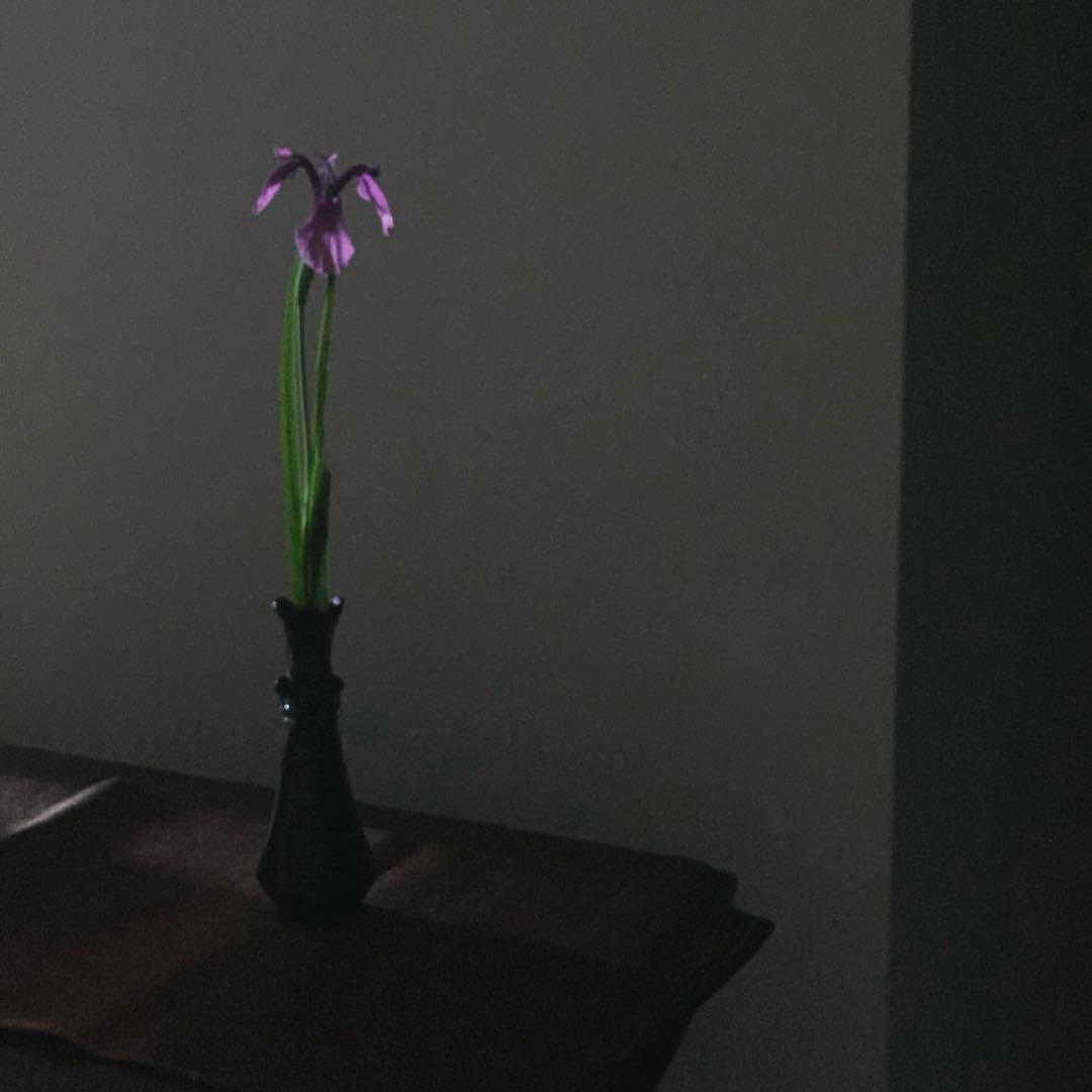 室町時代古美術　花器　古銅一輪挿し　木箱付き