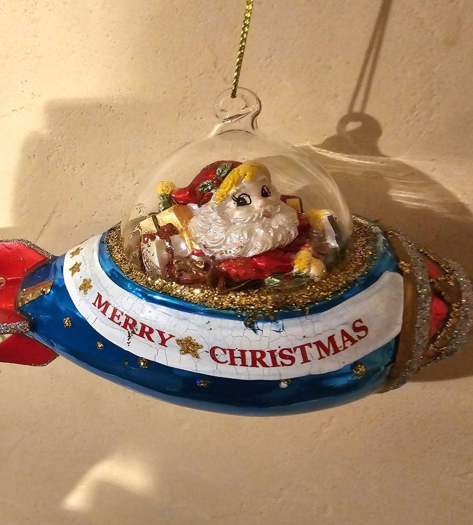 サンタクロース ロケット型オーナメント ザ・コンランショップ②