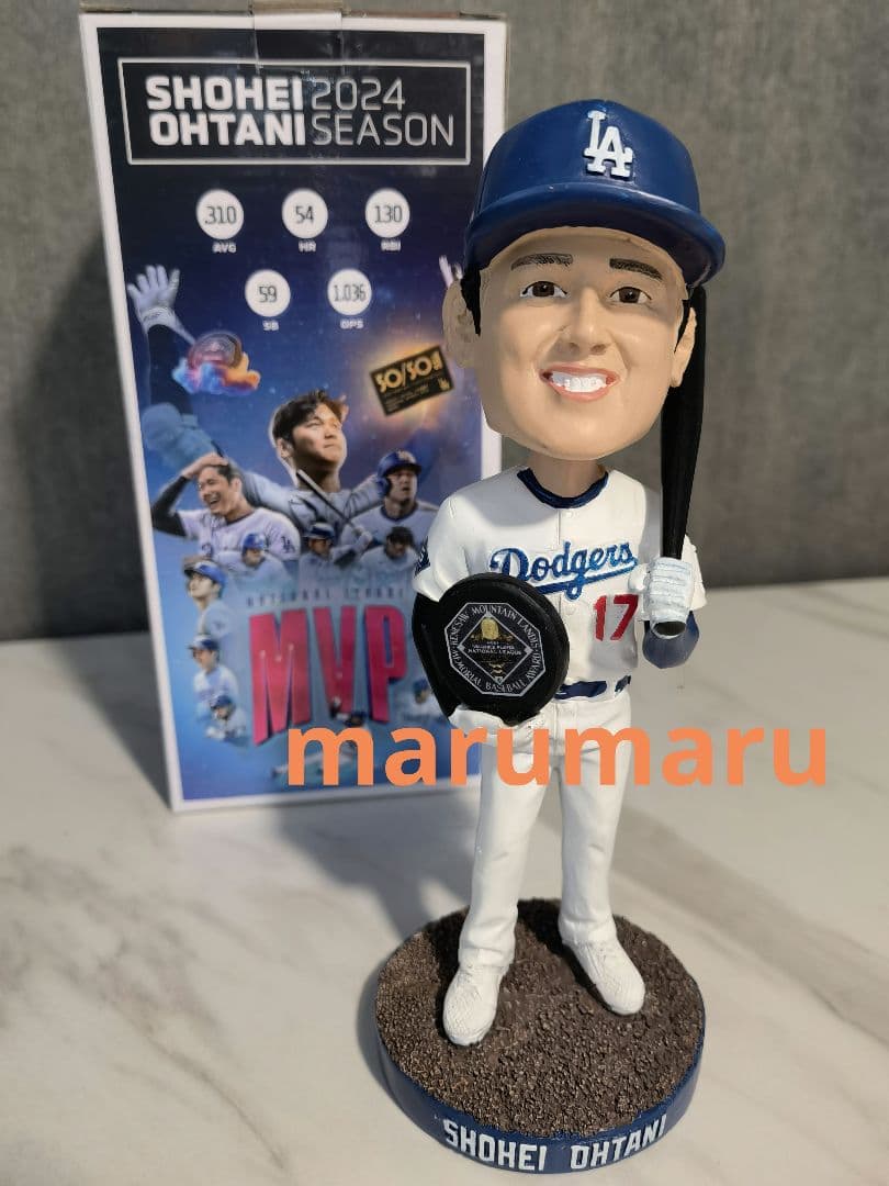 [本物]4月2日 4/2来場者限定 大谷翔平 2024 MVP ボブルヘッド ⑤