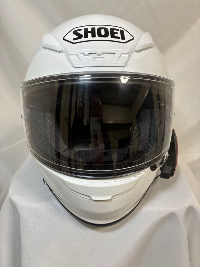 SHOEI Z-7 ホワイト Lサイズ 59cm B+COM付 極美品