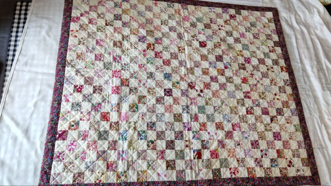 ハンドメイドリバティベッドカバー、タペストリー