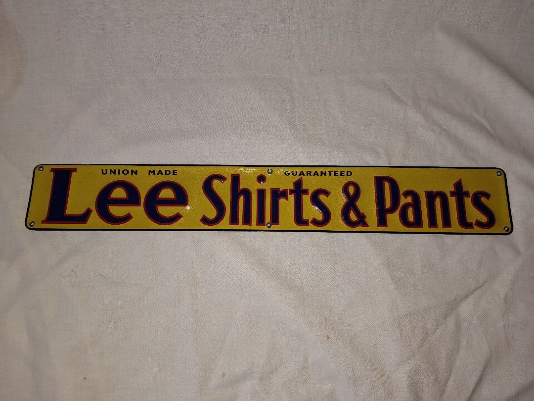 S*y様 デッド リー 看板 40's 50's lee ヴィンテージ 復刻 新