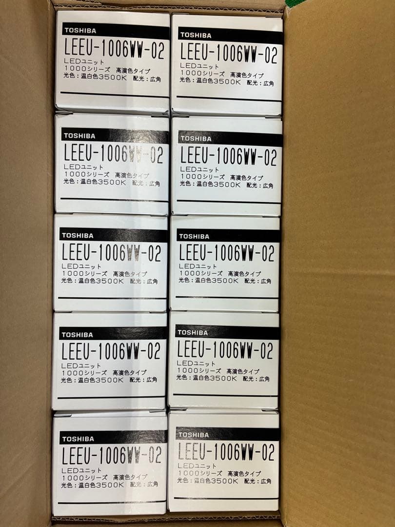 TOSHIBA LEEU-1006WY-02 LED電球 10個セット
