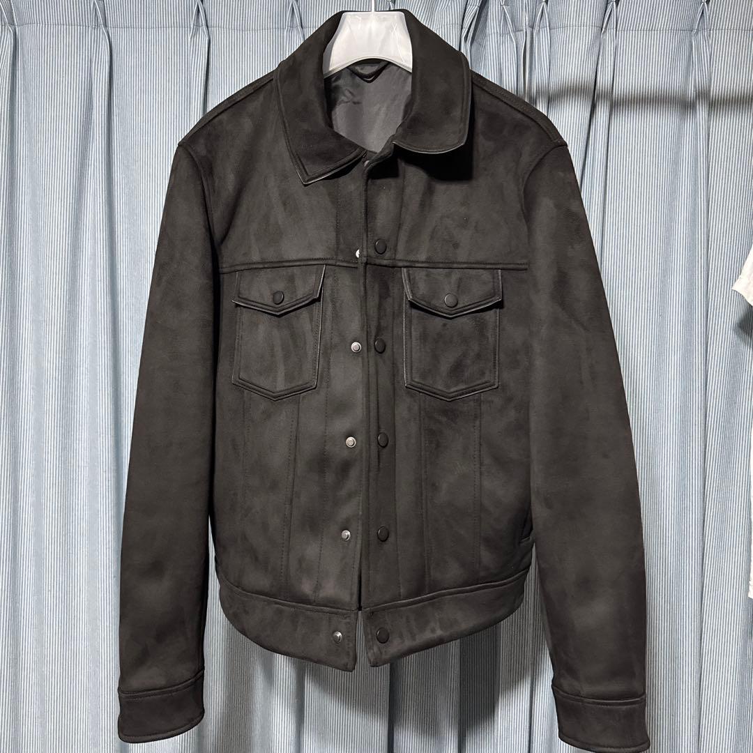 ZARA フェイクスエードレギュラーフィットジャケット