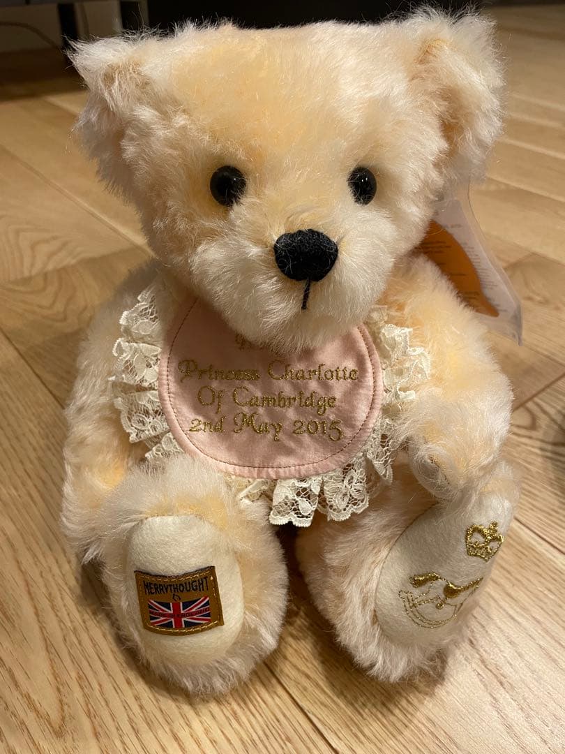 希少　メリーソート社　ロイヤルベビーチーキー　シャーロット王女　ぬいぐるみ