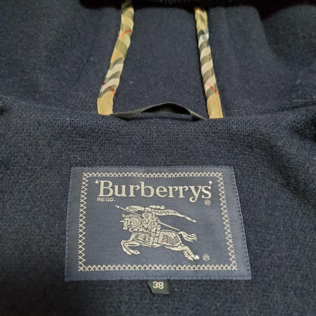 BURBERRYS　ダッフルコート　ノバチェック　フード　ダークネイビーゆっか様
