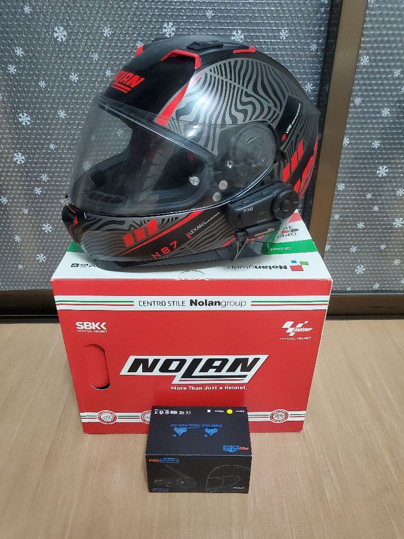 NOLAN N87 フルフェイスヘルメット fx8インカム付き値下げ可能