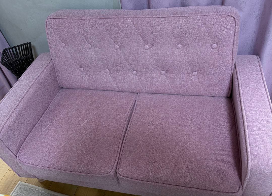 ピンク ソファ 2人掛け